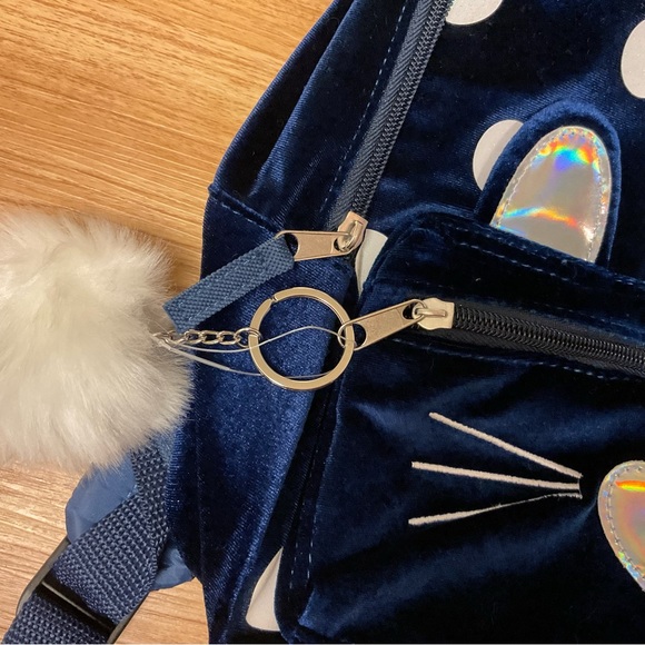 NWOT-BlueVelvet~Cat😽Backpack - Picture 2 of 10